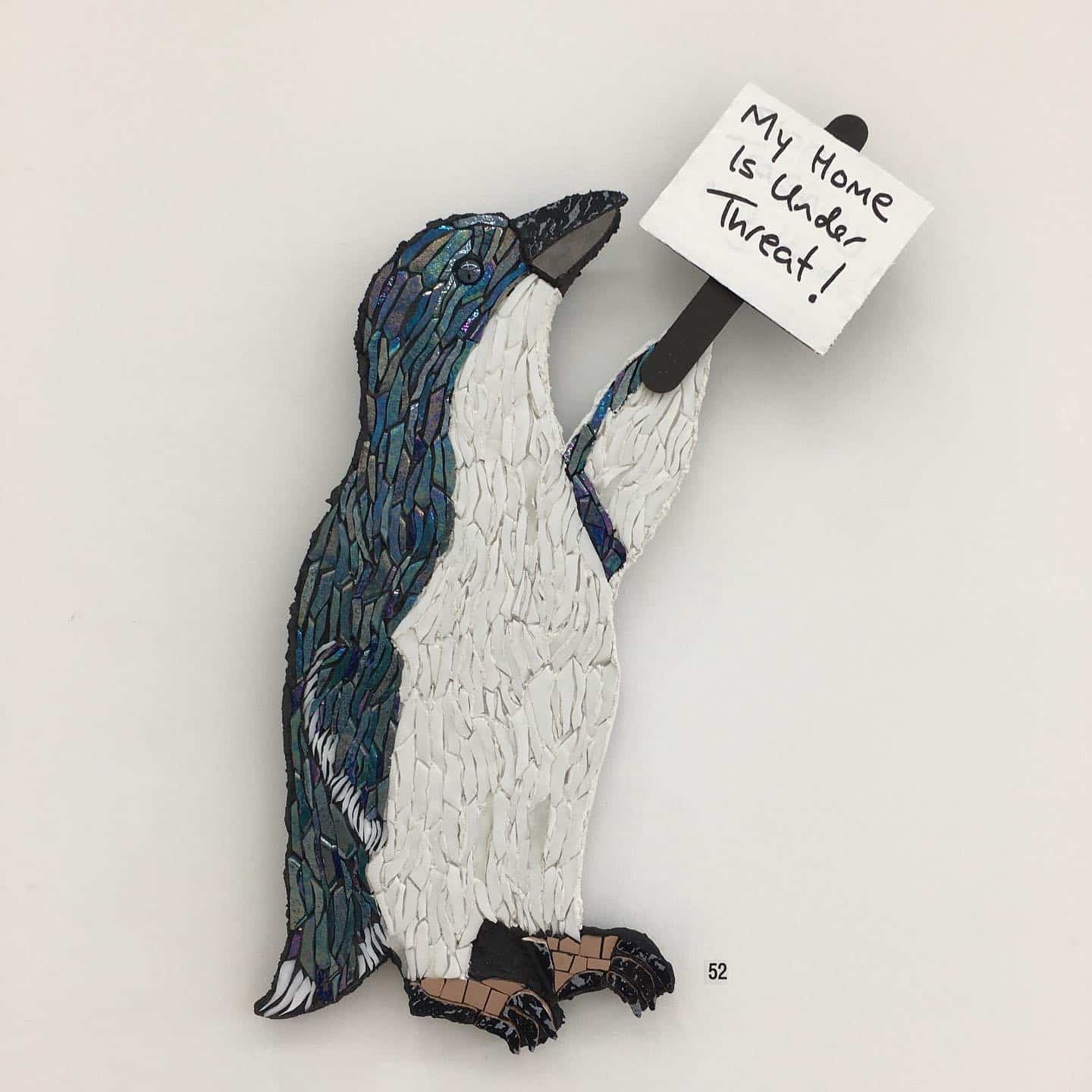 Mosaic of a Fairy penguin